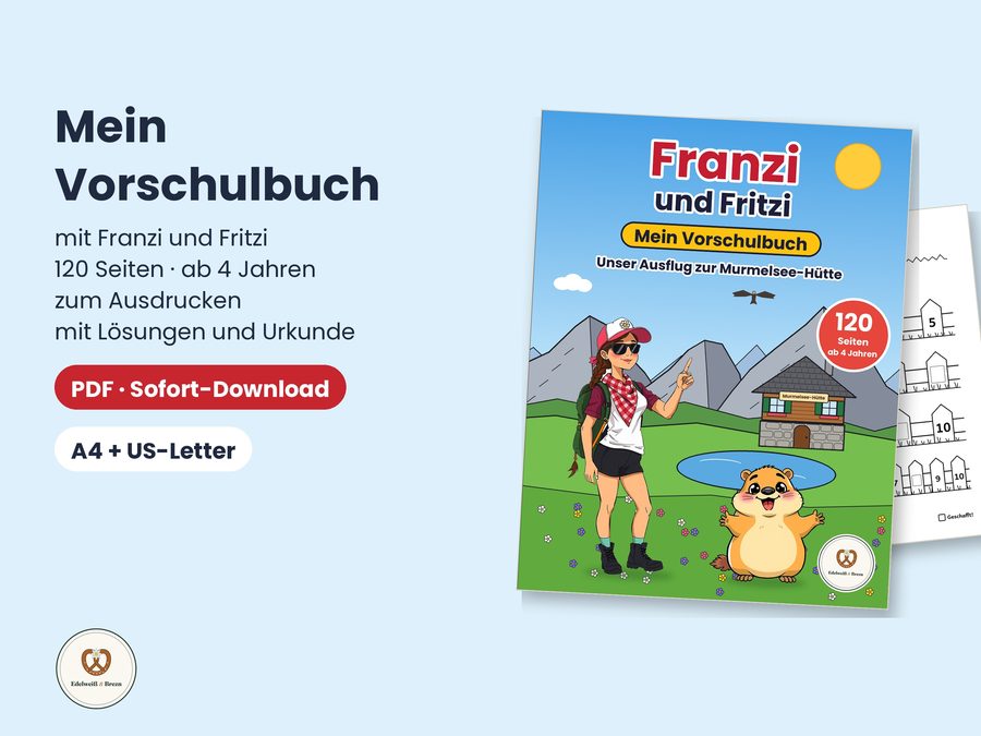 Franzi und Fritzi Vorschulbuch als PDF zum Ausdrucken